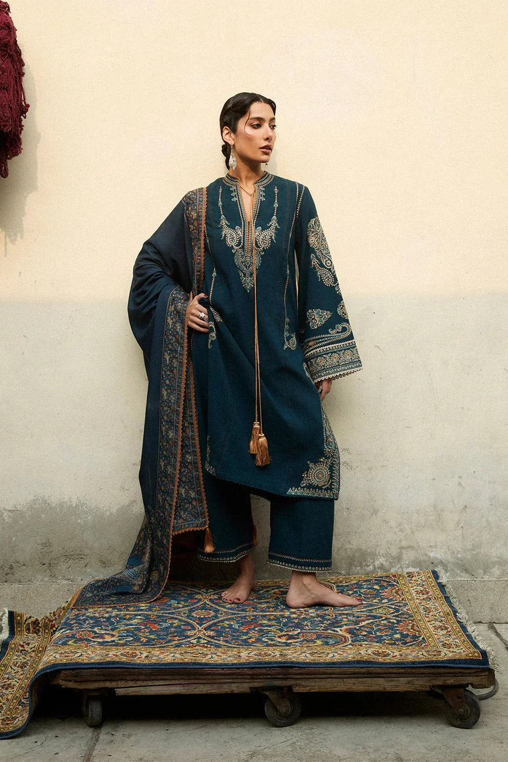 Zara Jahan- Lawn Dress D- 1109