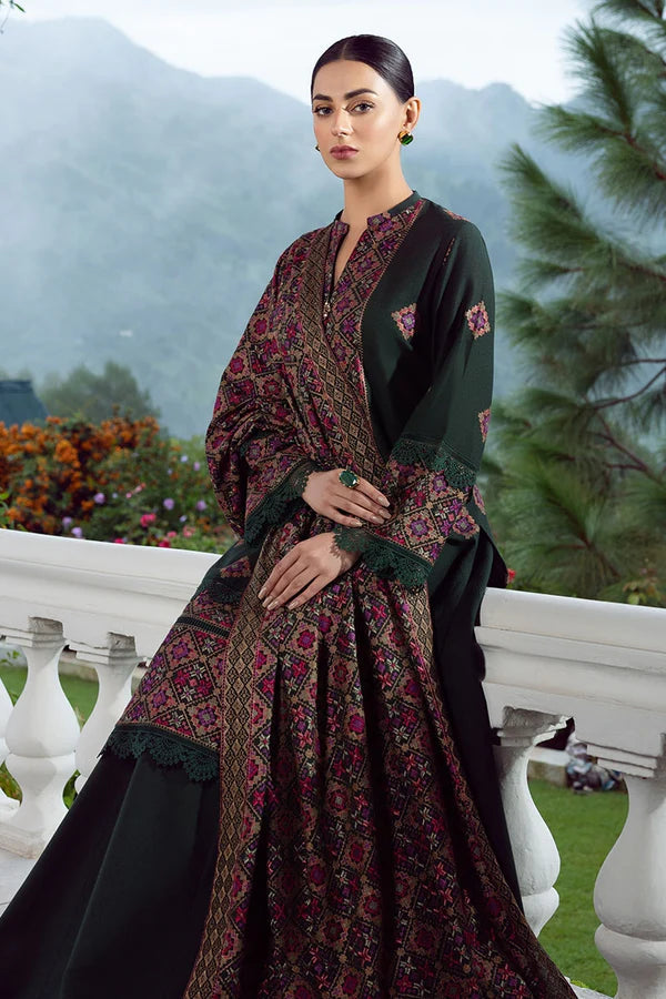 Dhanak 3-Piece Embroidered Dress D-GD 38