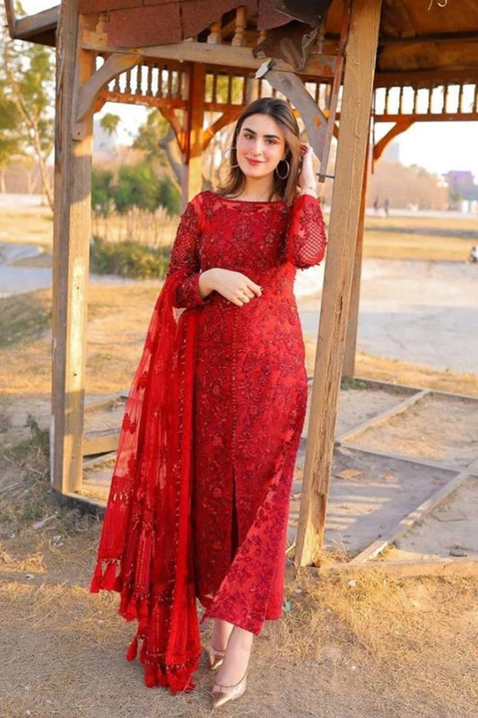 Zara Jahan- Organza Dress K-1025