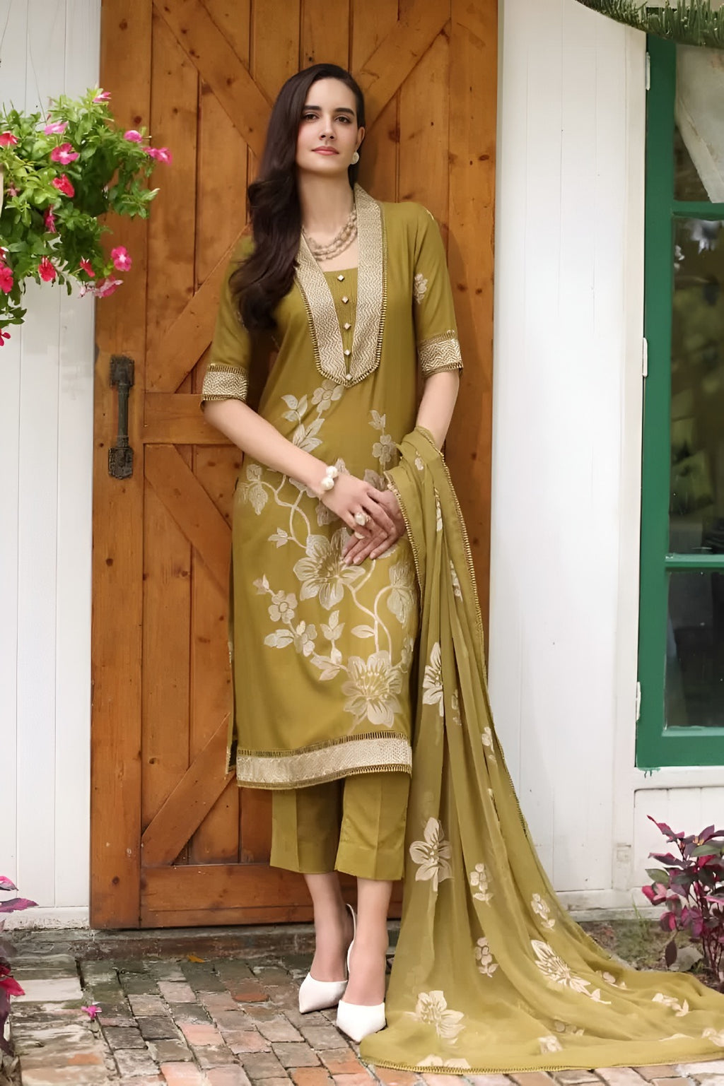 Zara Jahan- Lawn D-1095