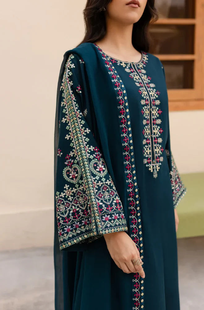 Sapphire Embroidered Lawn 3-Piece D-548