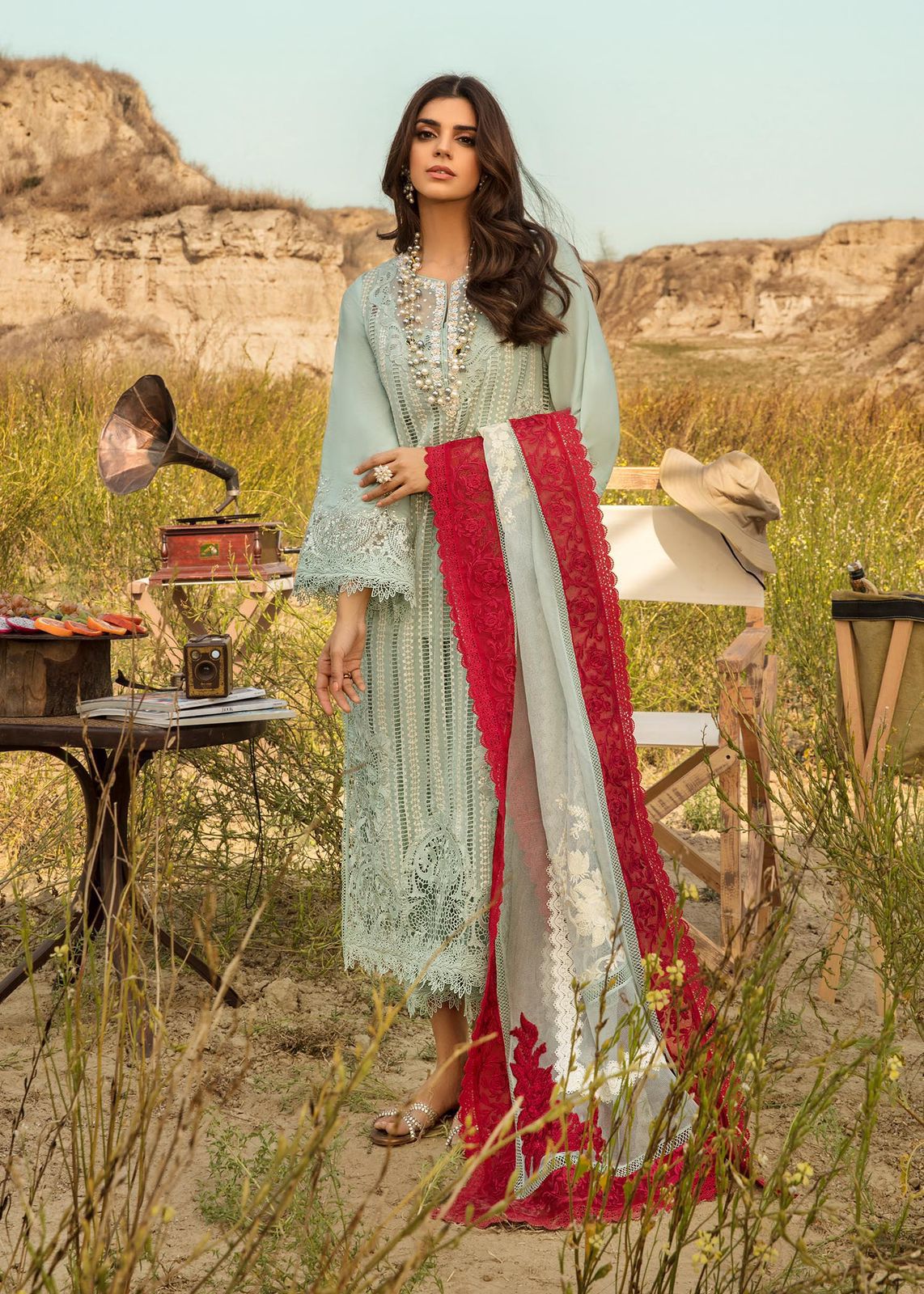 Zara Jahan- Lawn Dress D-1041