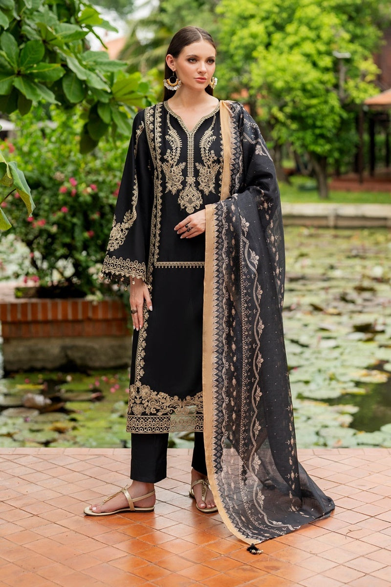 Dhanak 3-Piece Embroidered Dress BR-144