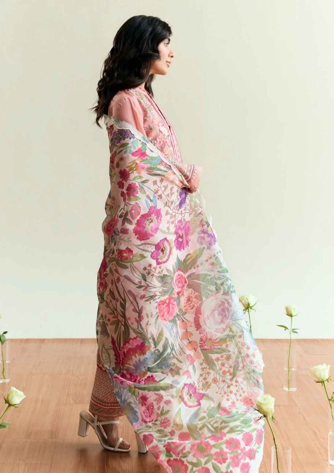 Dhanak 3-Piece Embroidered Dress BIL-150