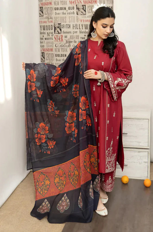 Zara Jahan- Lawn Dress D- 060