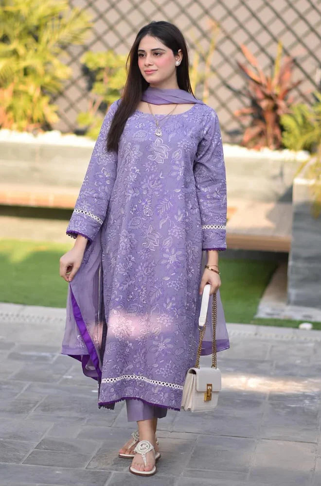 Zara Jahan- Lawn Dress  D-1120