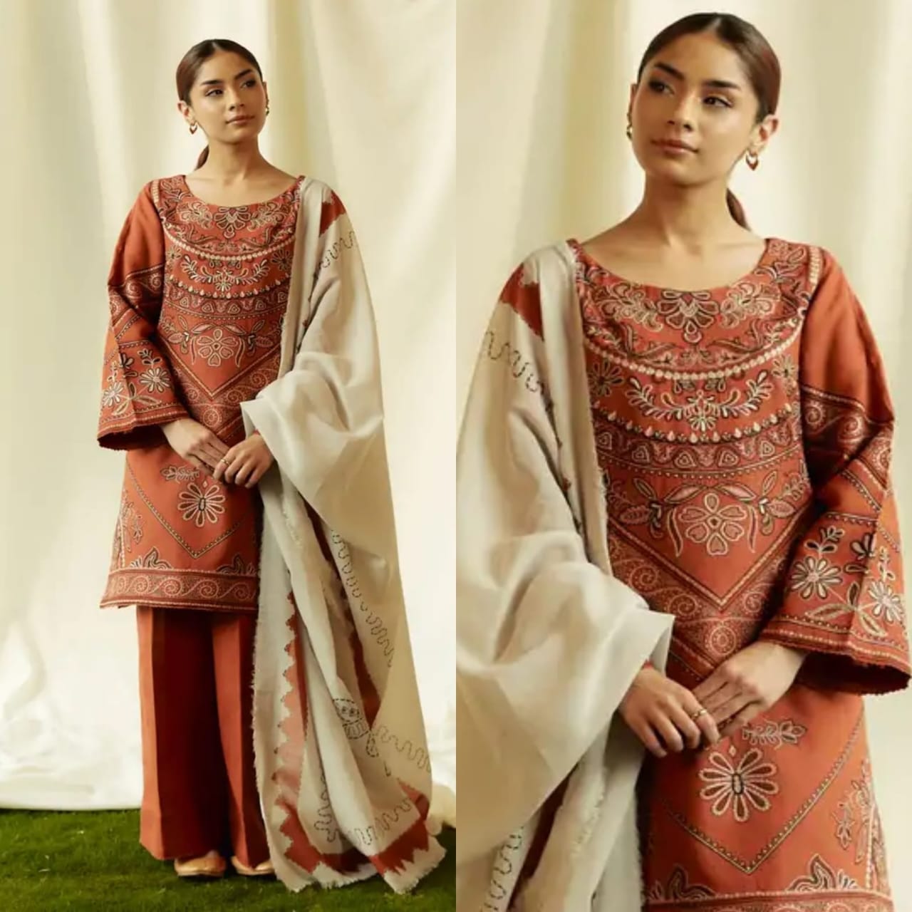 Zara Jahan- Lawn Dress D-1027
