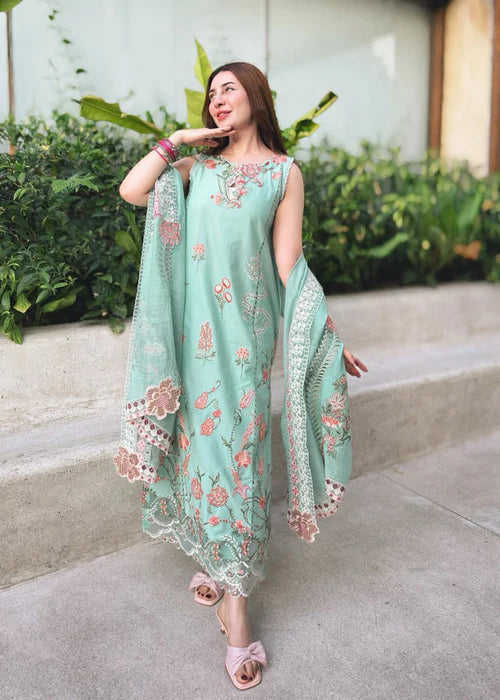 Zara Jahan- Lawn Dress D-1124