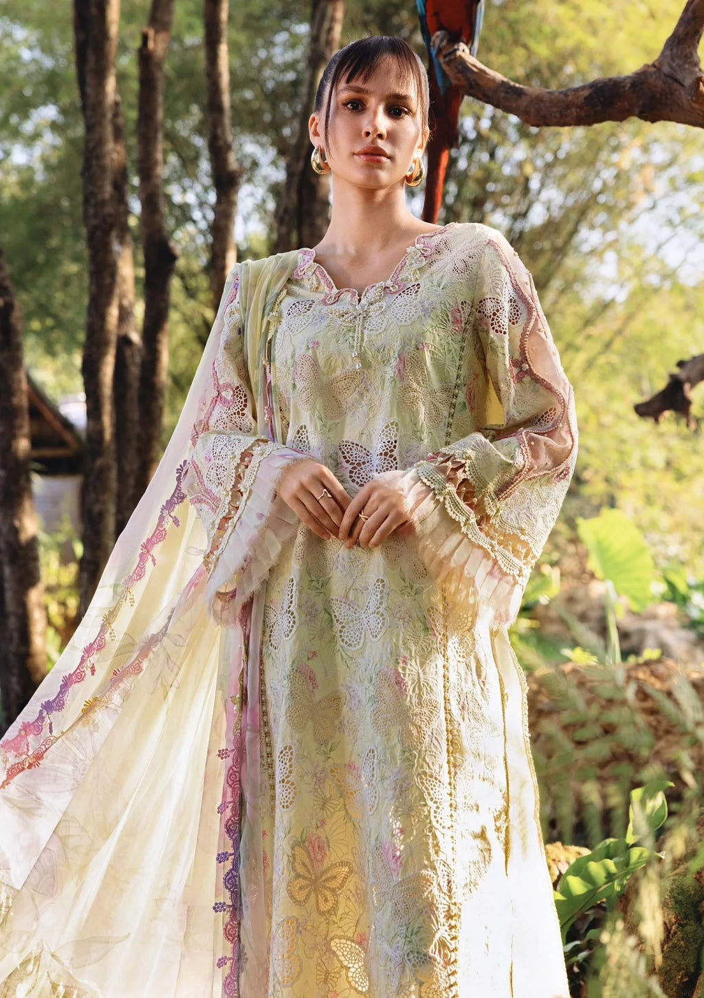 Zara Jahan- Lawn Dress D-1042
