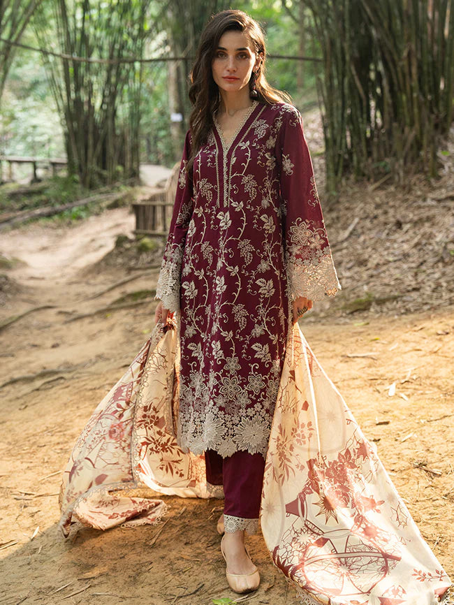 Asim Jofa, 3-Piece Embroidered Lawn - 589