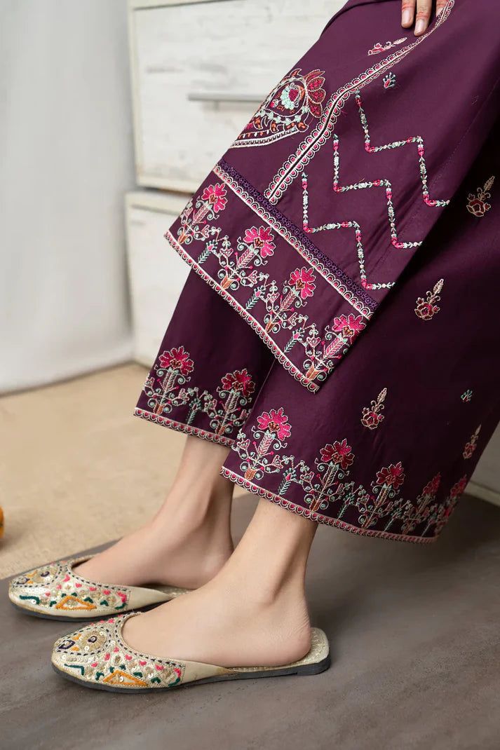 Dhanak 3-Piece Embroidered Dress URG-169
