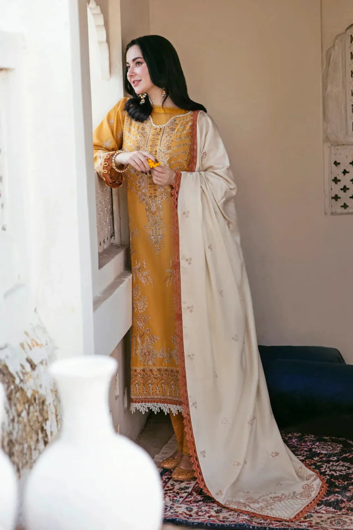 Dhanak 3-Piece Embroidered Dress D-GD 27