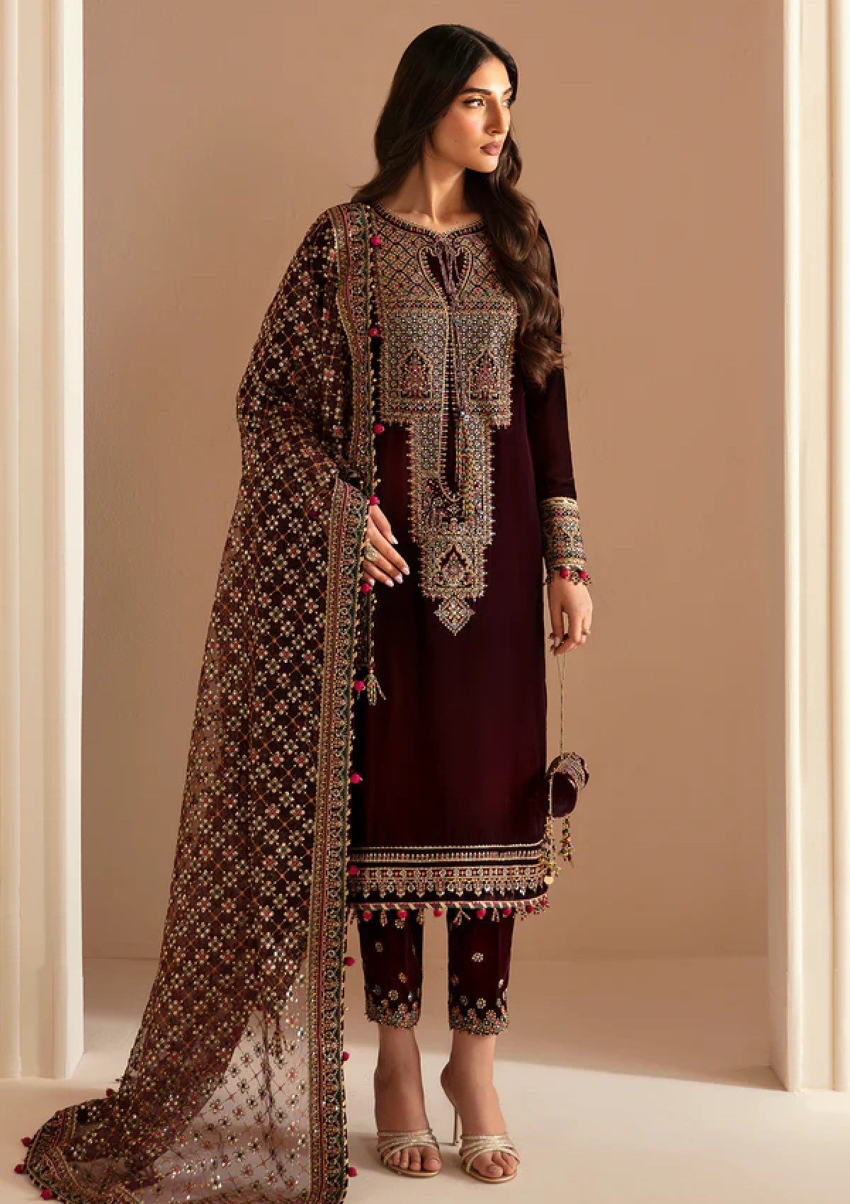 slim fit dress slacks ZARA JAHAN 7010