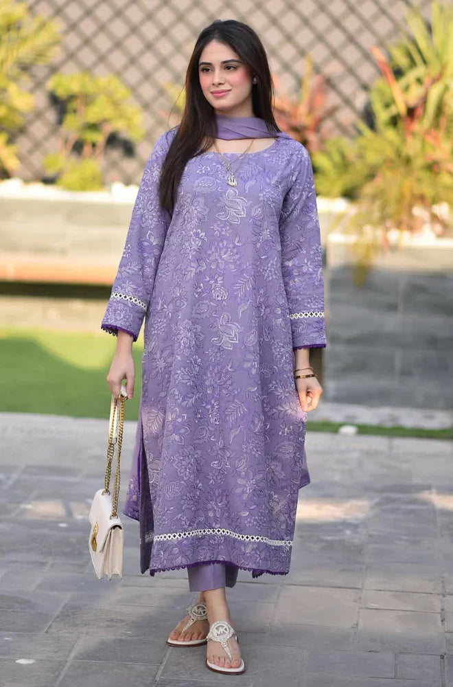 Zara Jahan- Lawn Dress  D-1120
