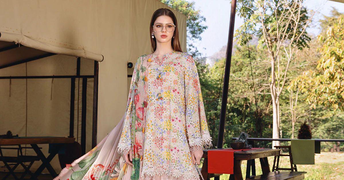 Zara Jahan- Lawn Dress D-1058