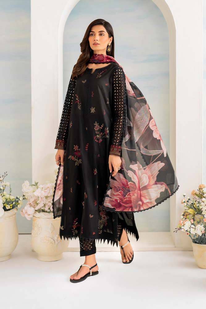 Zara Jahan- Lawn Dress D-1055