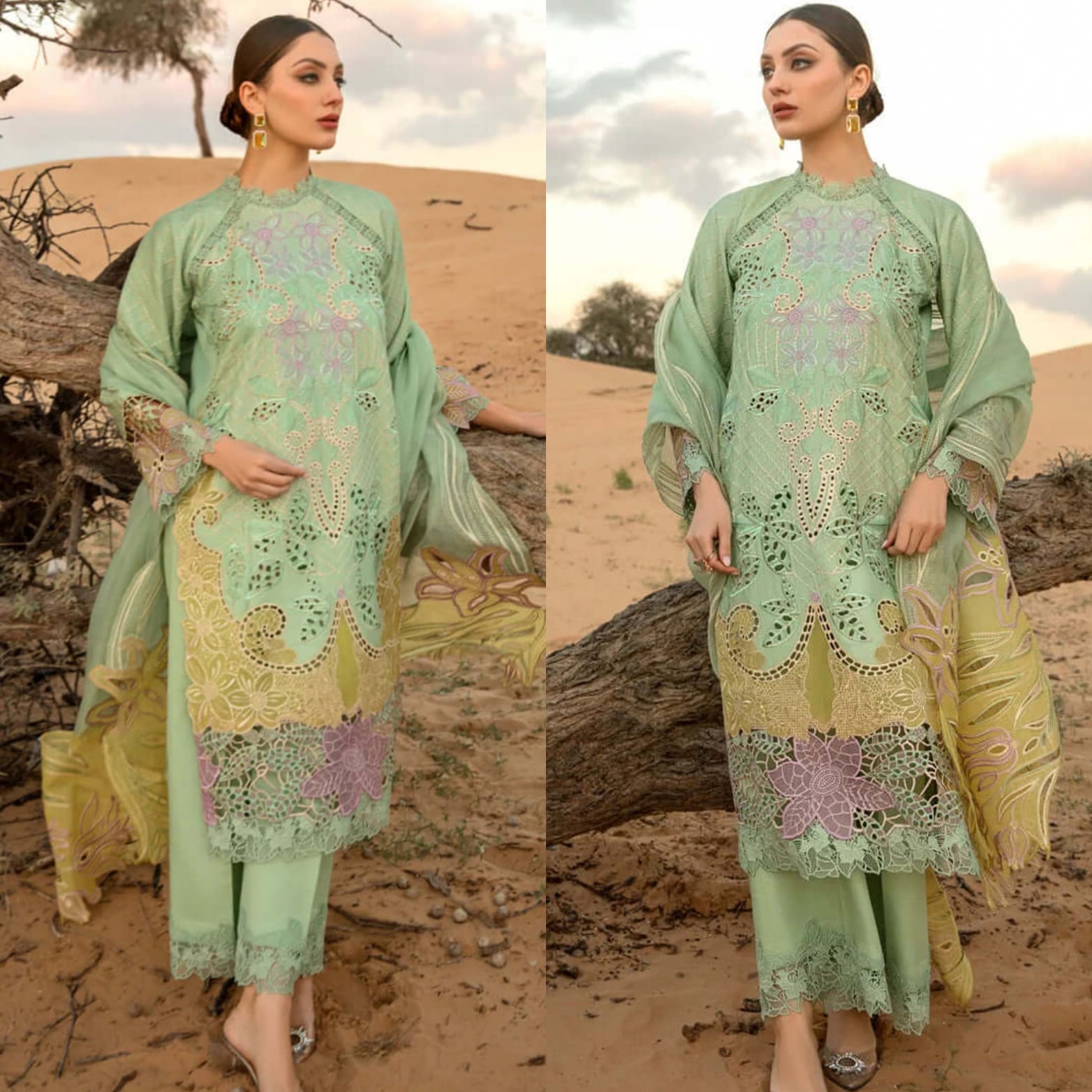 Zara Jahan- Lawn Dress D-1031