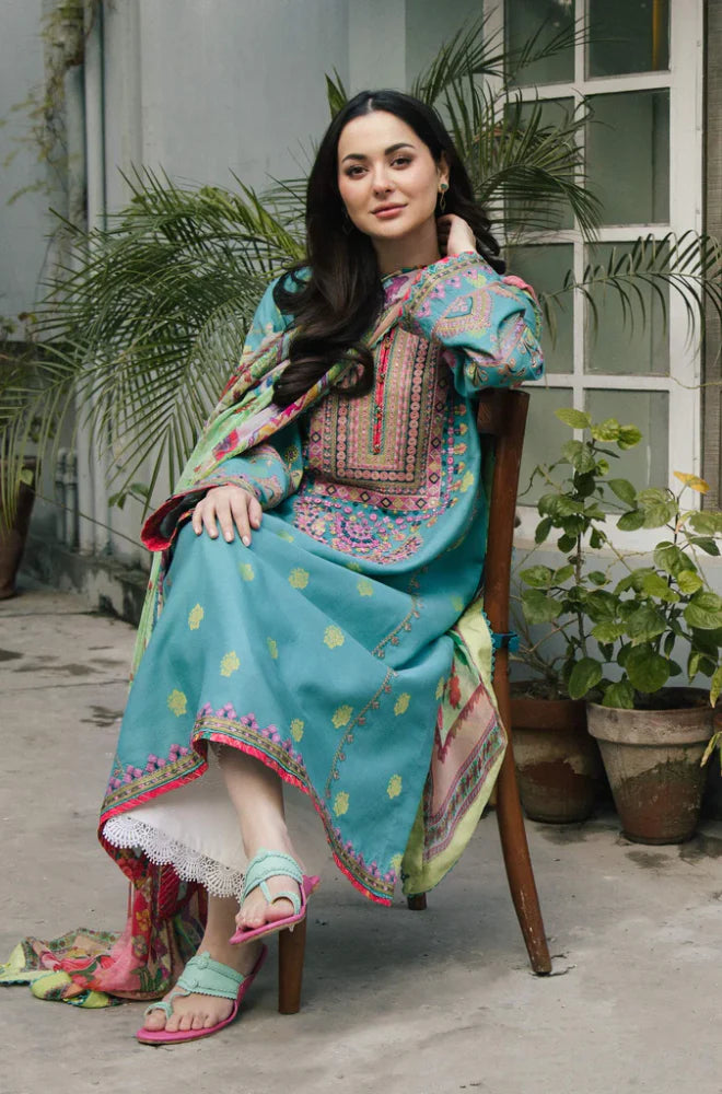 Zara Jahan Lawn 3-Piece Embroidered Dress D-GD 934