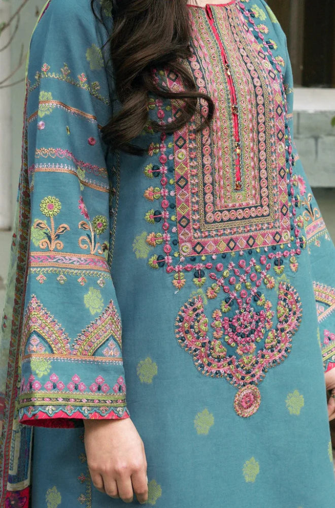Zara Jahan Lawn 3-Piece Embroidered Dress D-GD 934