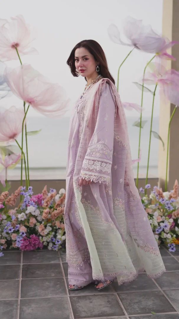 Zara Jahan- Lawn Dress D-1076