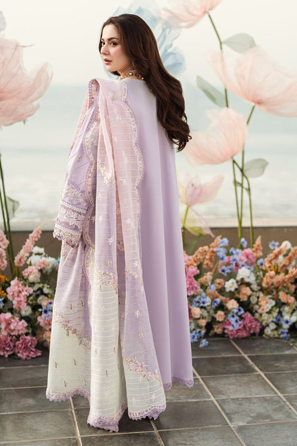 Zara Jahan- Lawn Dress D-1076