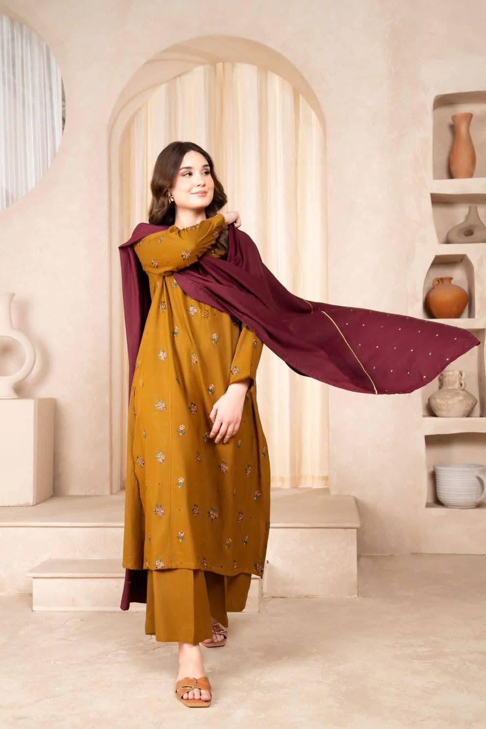 Zara Jahan- Lawn Dress K- 573