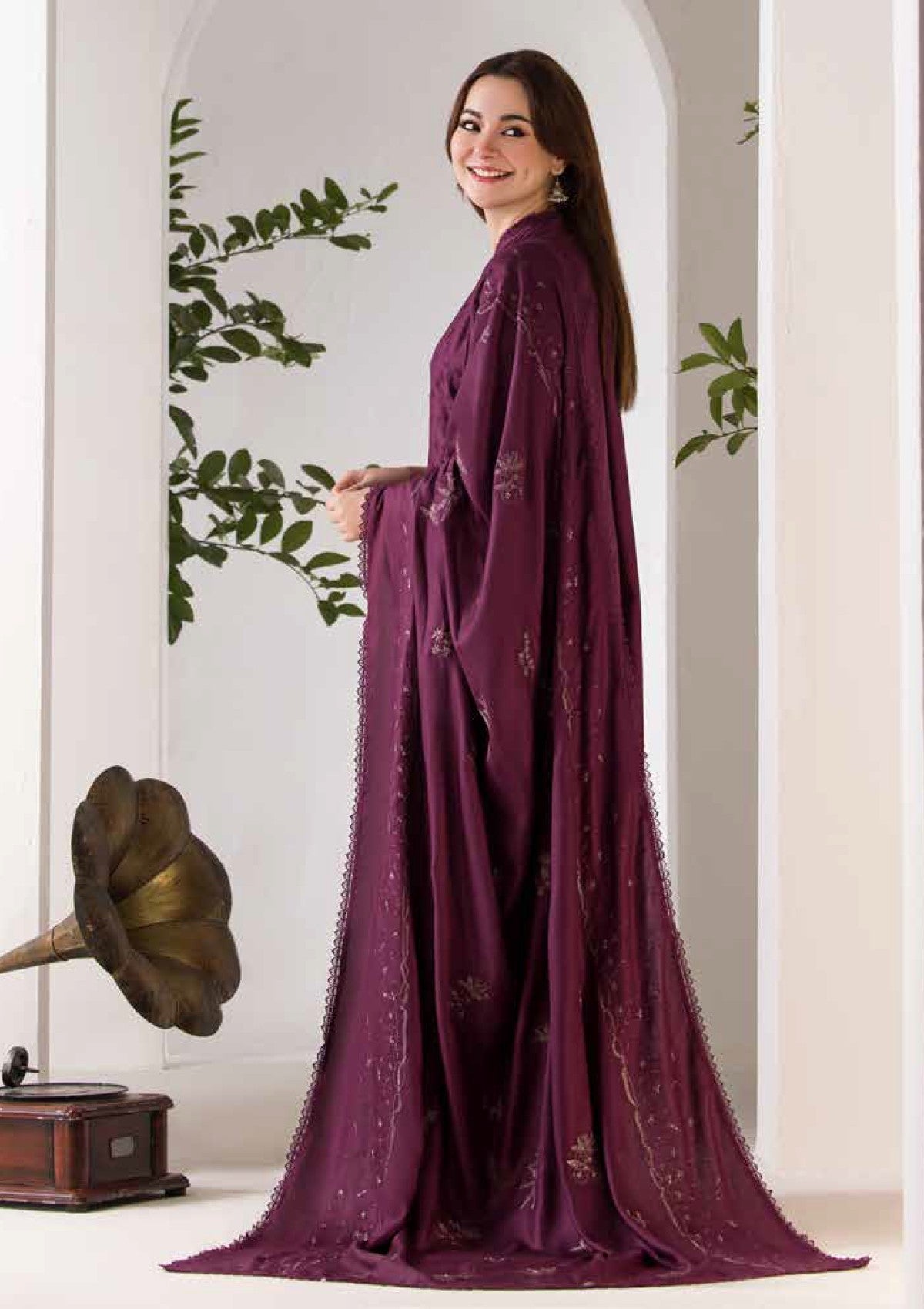 Dhanak 3-Piece Embroidered Dress D-GD 30