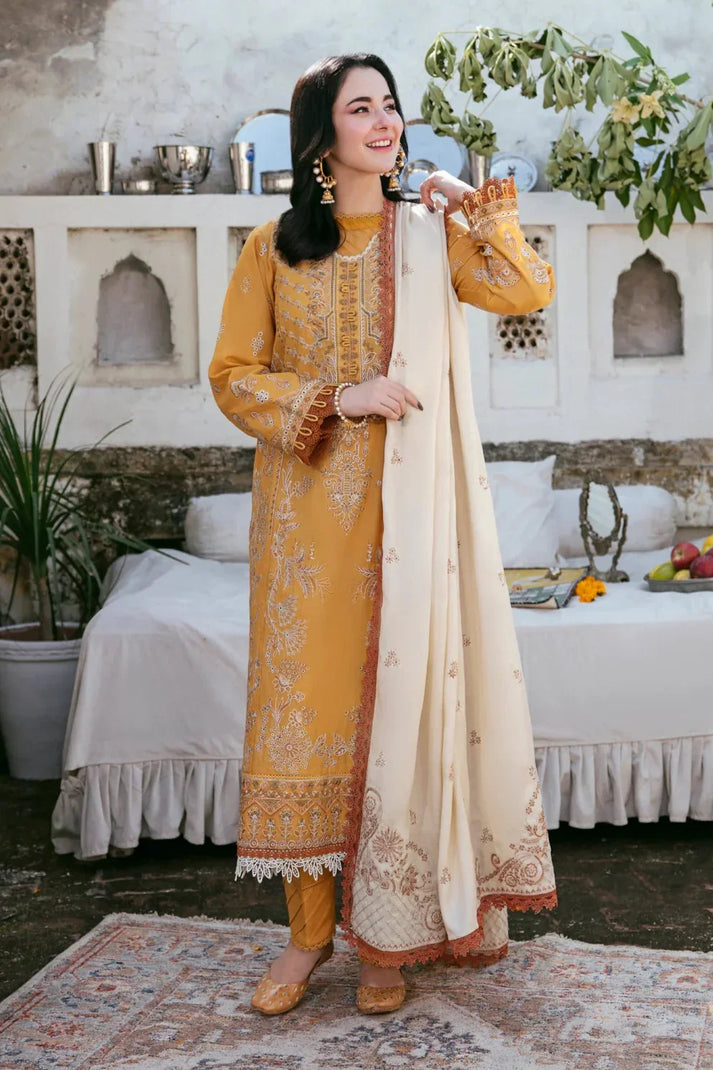 Dhanak 3-Piece Embroidered Dress D-GD 27
