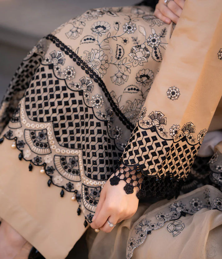 Dhanak 3-Piece Embroidered Dress D-GD 43