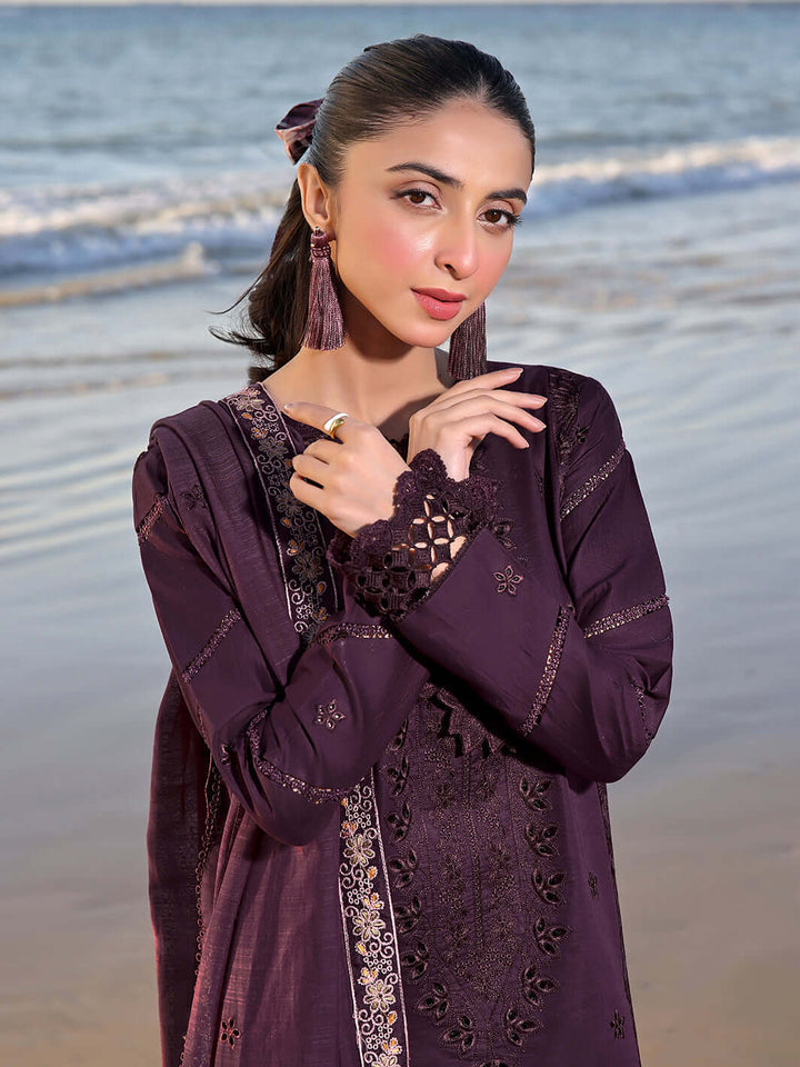 Dhanak 3-Piece Embroidered Dress D-GD 26