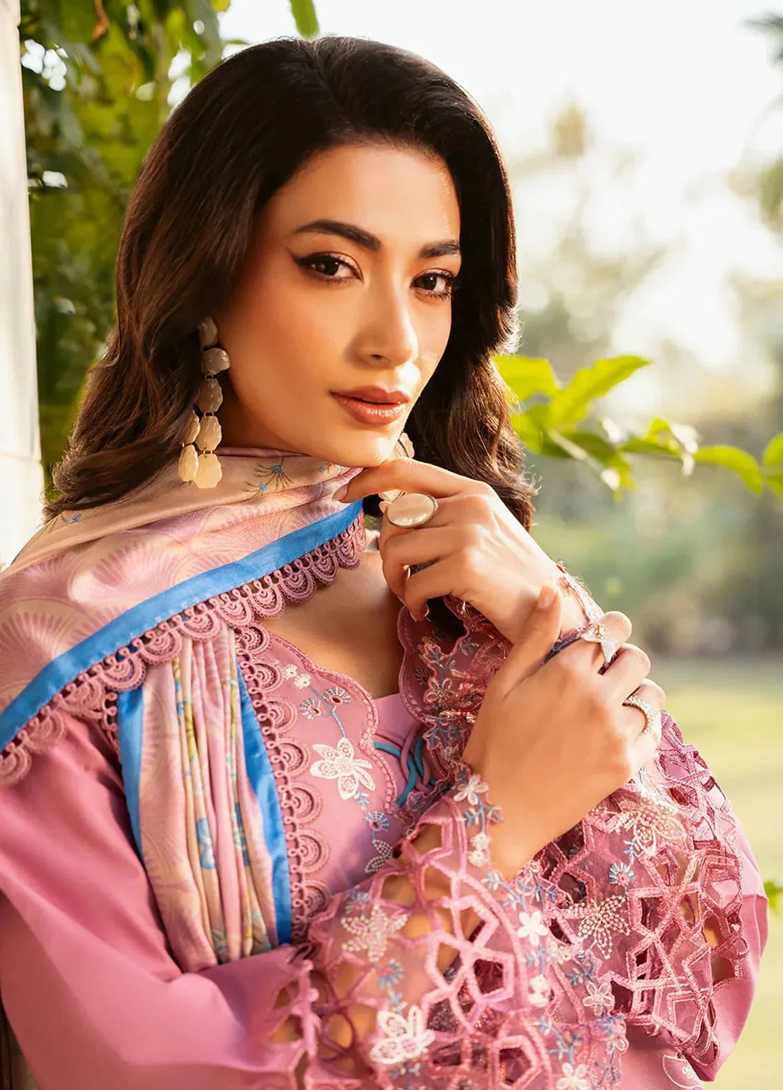 Dhanak 3-Piece Embroidered Dress BIL-143