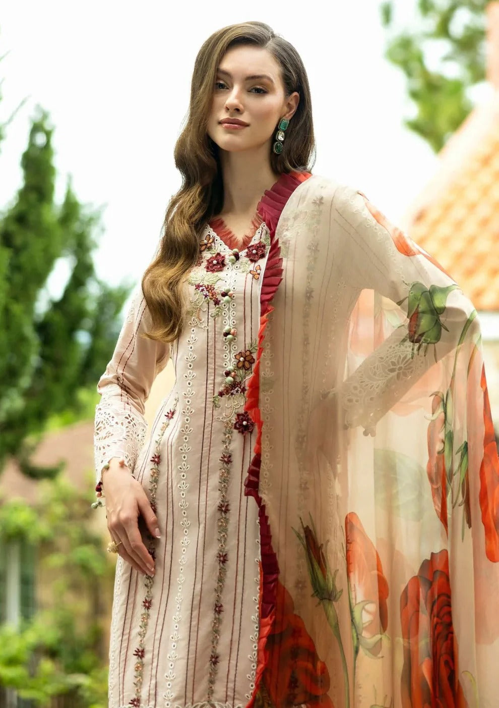 Zara Jahan- Lawn Dress D- 1108