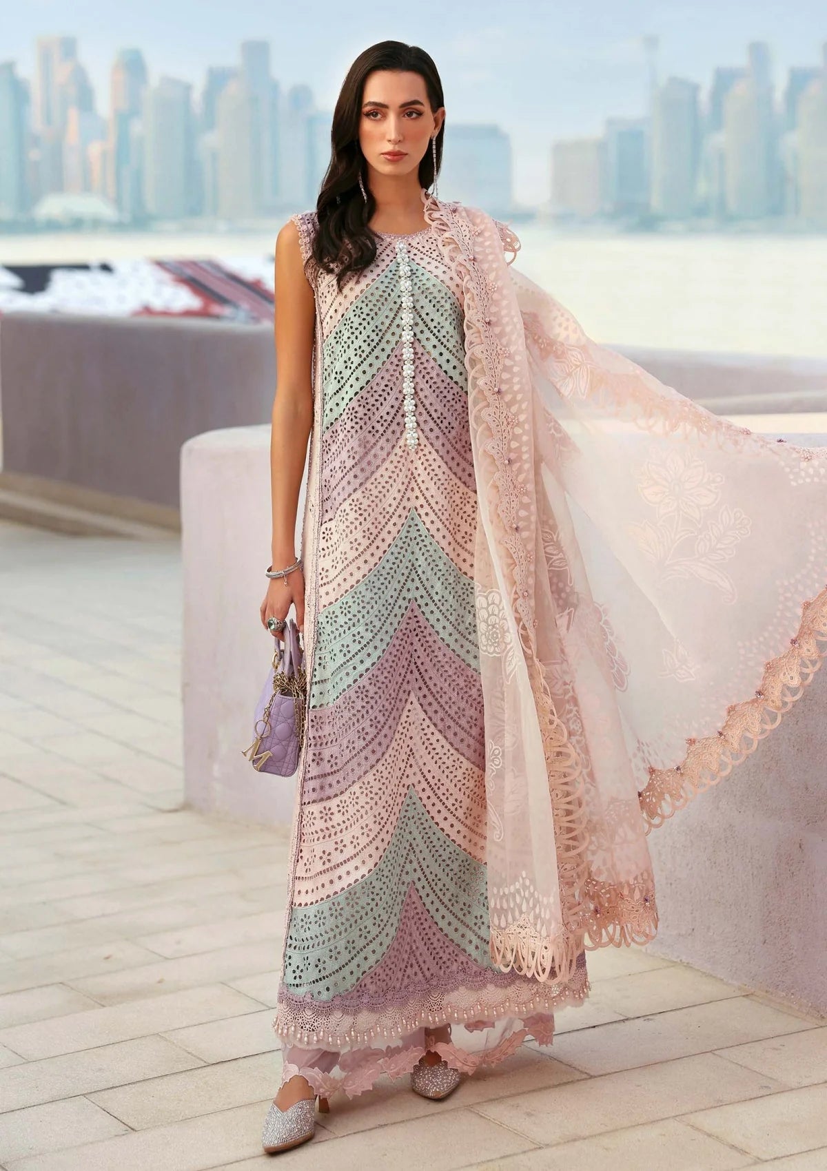 Zara Jahan- Lawn Dress D-1038