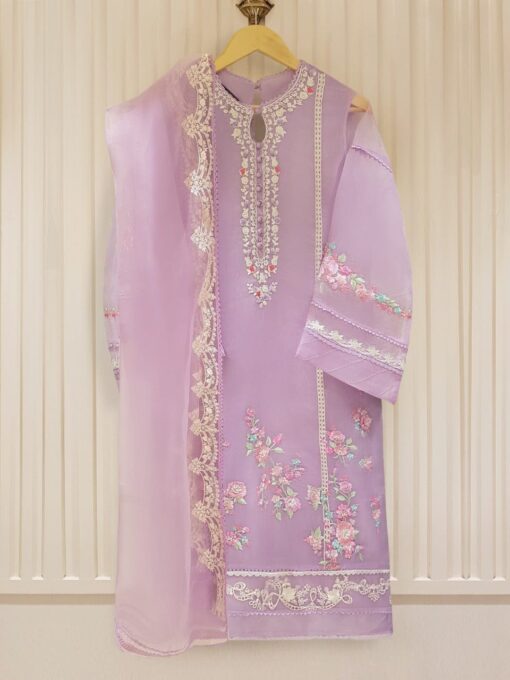 Zara Jahan- Organza Dress K-1024