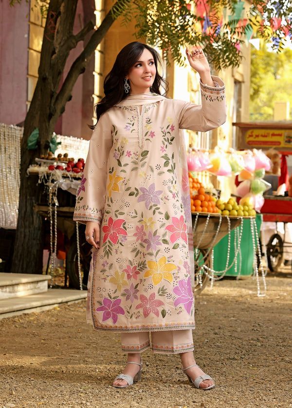 Zara Jahan- Lawn Dress D- 1105