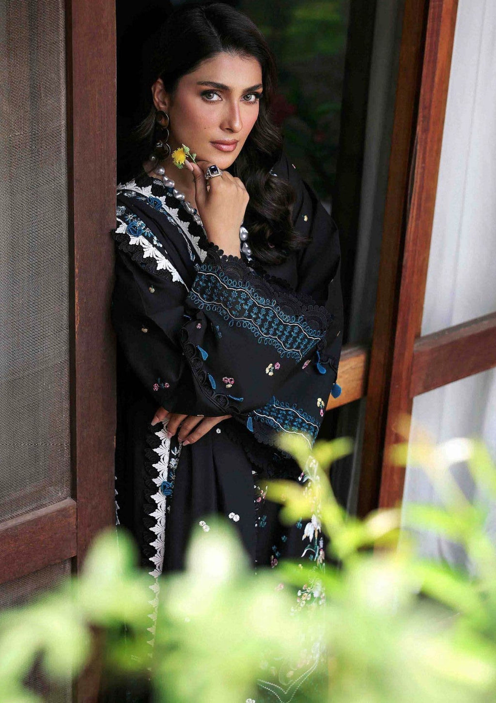 Dhanak 3-Piece Embroidered Dress D-GD 68