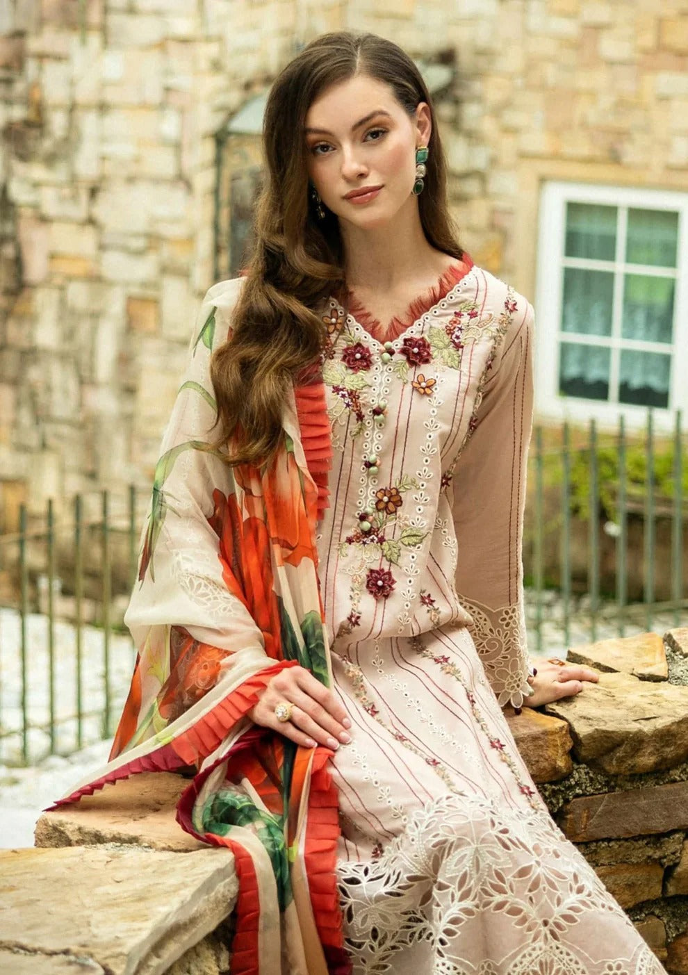 Zara Jahan- Lawn Dress D- 1108