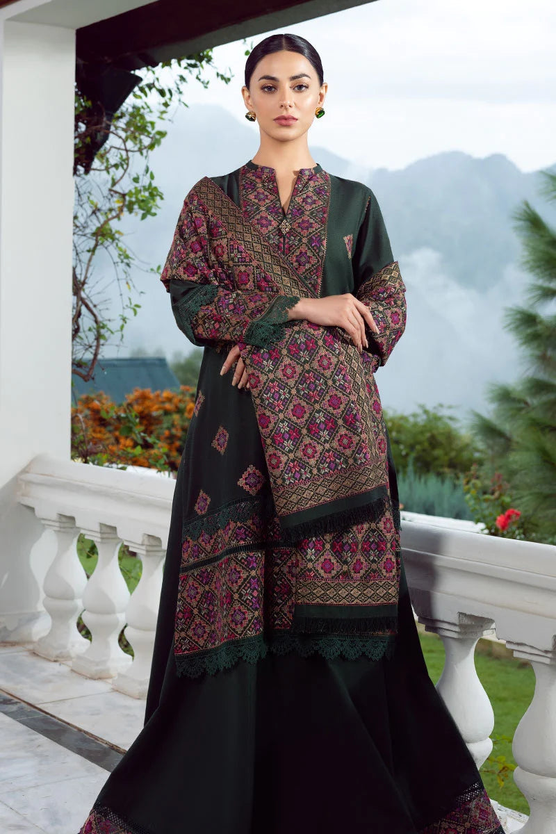 Dhanak 3-Piece Embroidered Dress D-GD 38