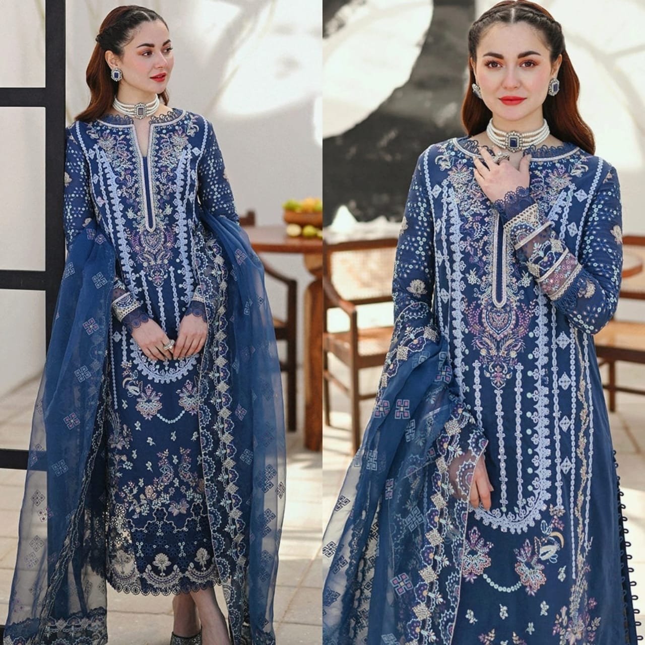Zara Jahan- Lawn Dress D-1033