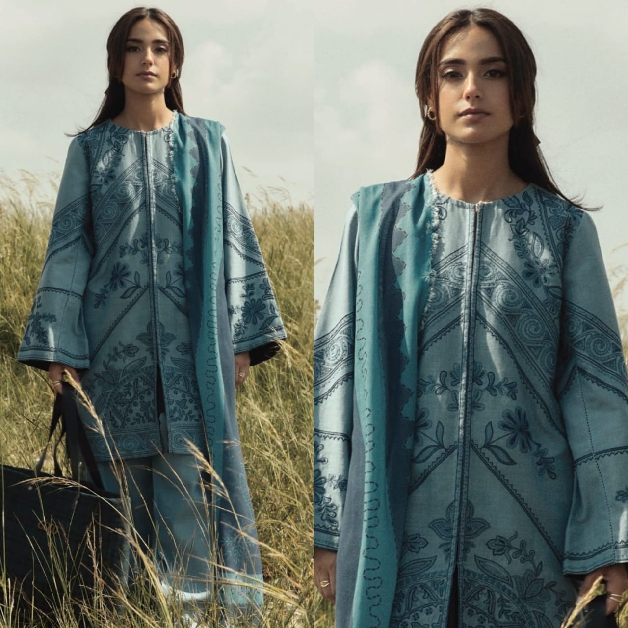 Zara Jahan- Lawn Dress D-1028