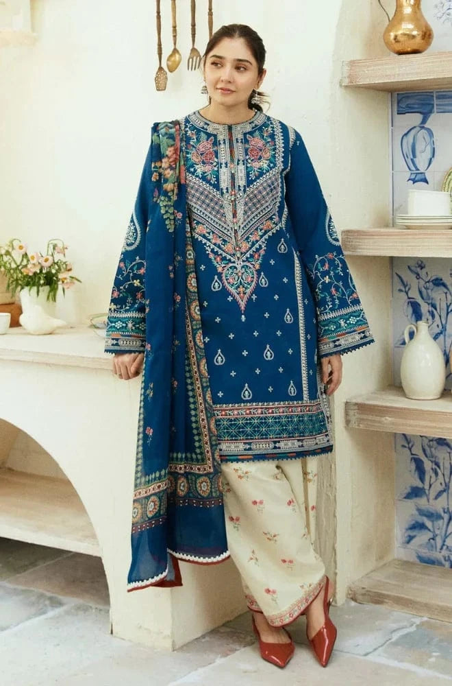 Zara ShahJahan CoC 3-Piece Embroidered Lawn - 35