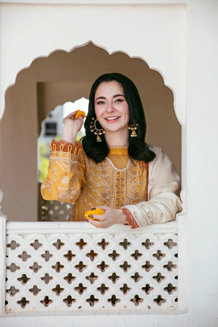 Dhanak 3-Piece Embroidered Dress D-GD 27