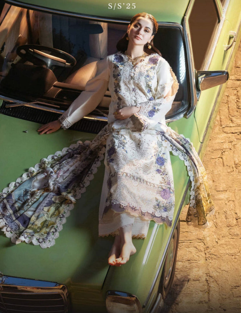 Dhanak 3-Piece Embroidered Dress D-GD 25