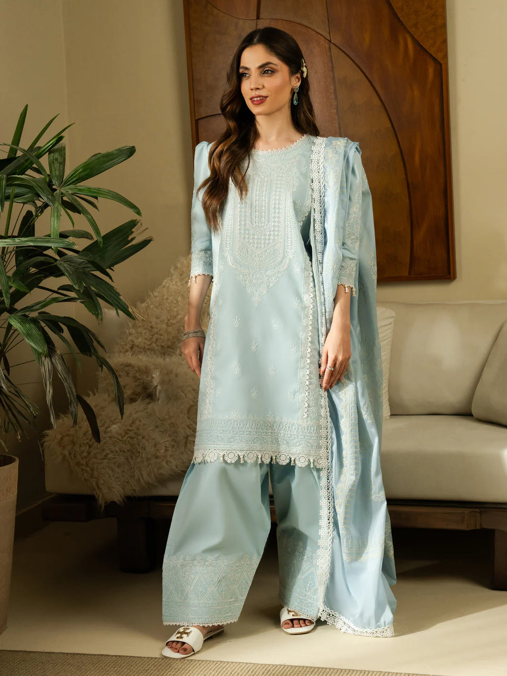 Zara Jahan- Lawn Dress D- 1115