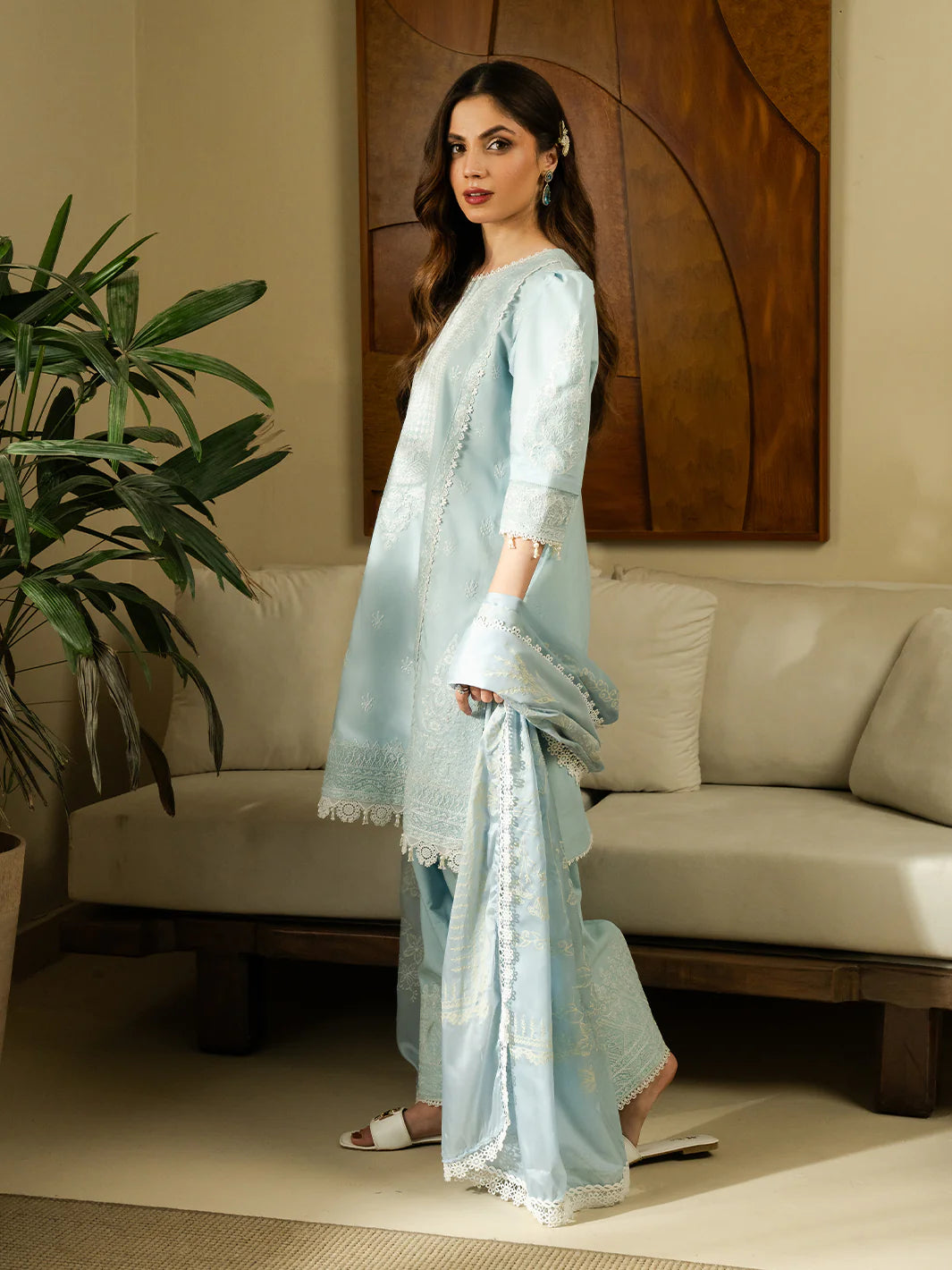 Zara Jahan- Lawn Dress D- 1115