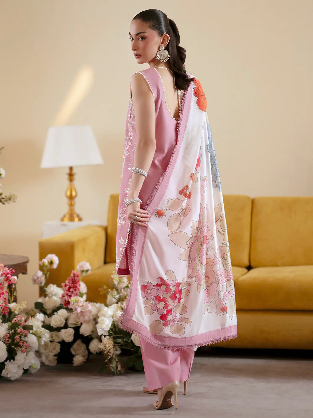 Zara Jahan- Lawn Dress D-1065