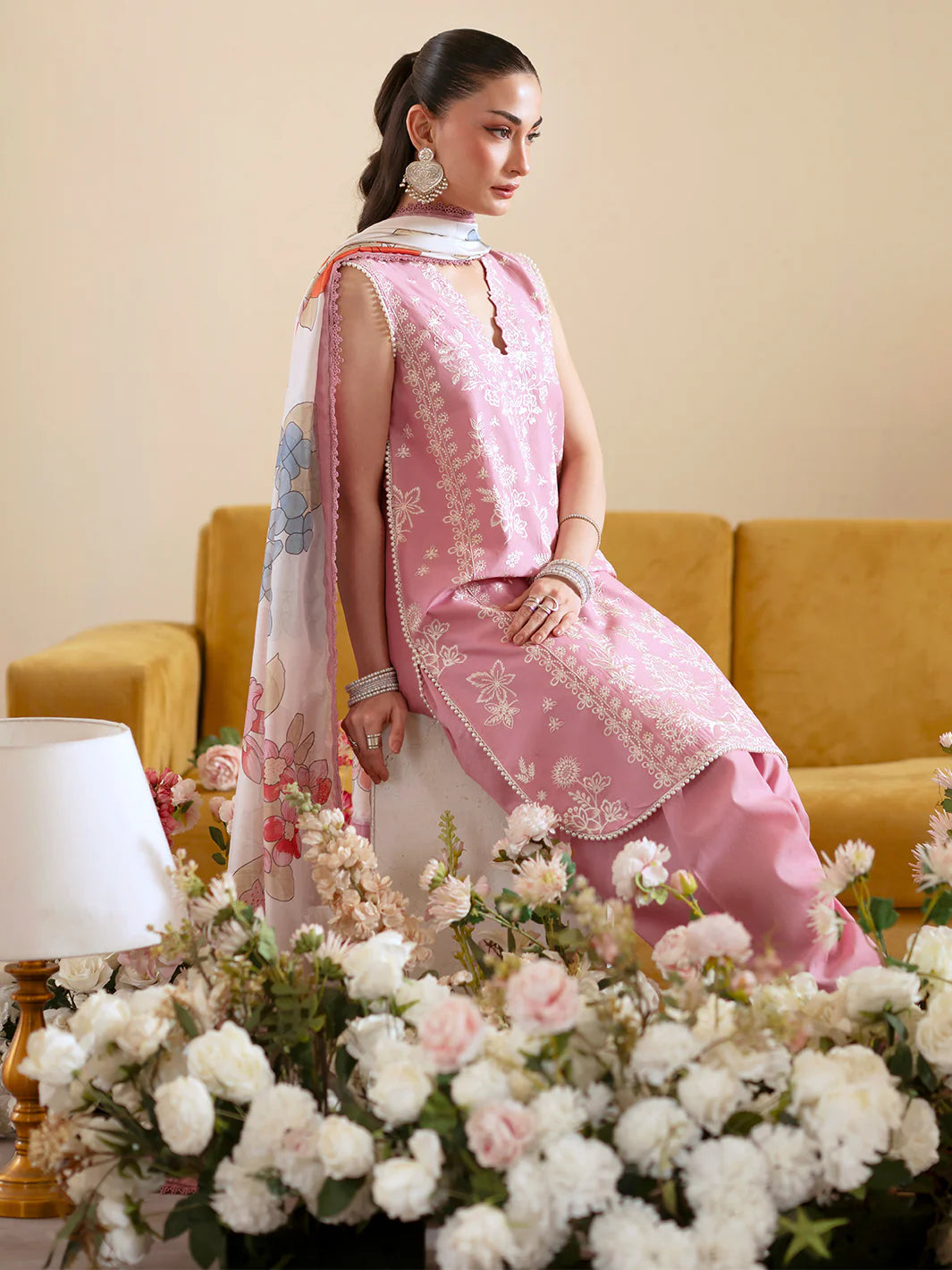 Zara Jahan- Lawn Dress D-1065