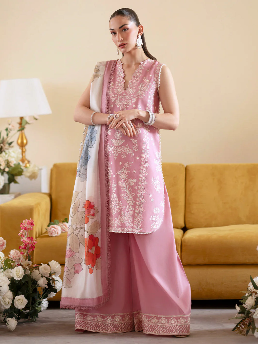 Zara Jahan- Lawn Dress D-1065