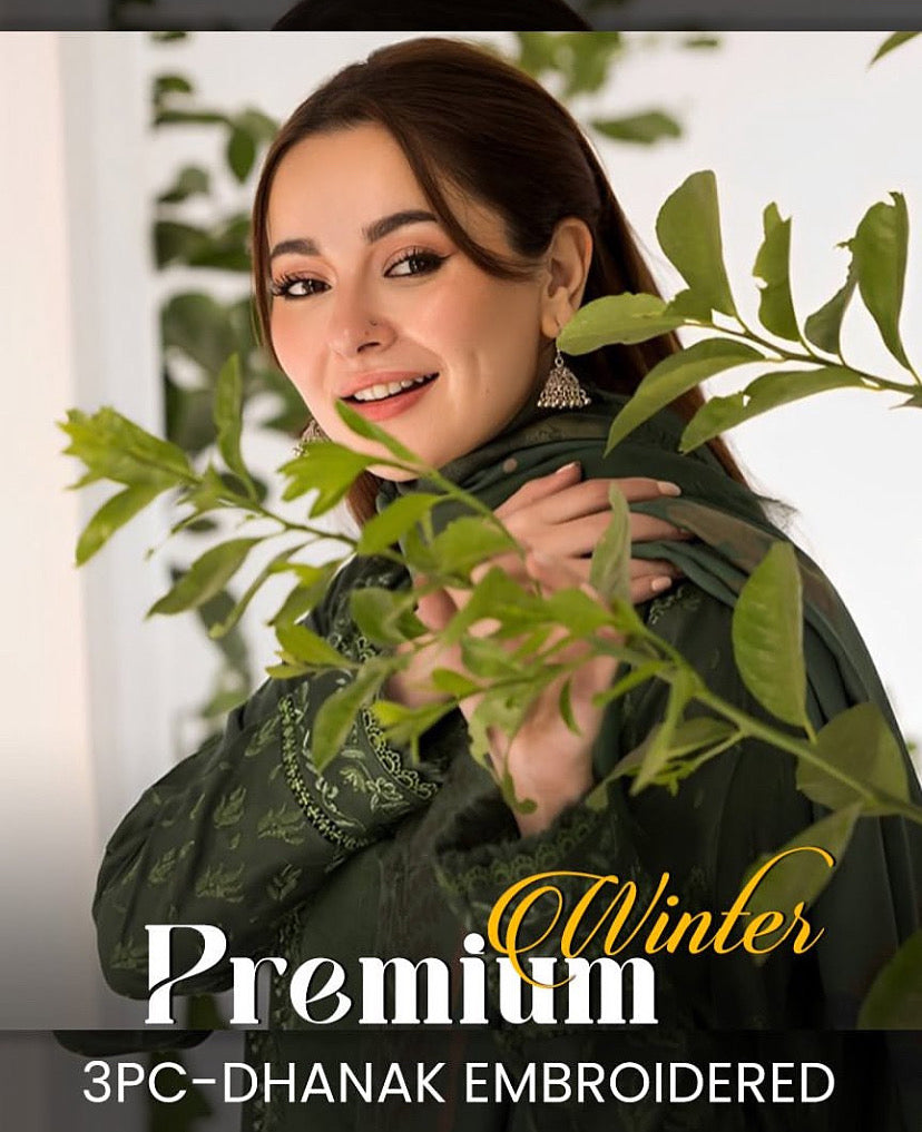 Dhanak 3-Piece Embroidered Dress D-GD 44