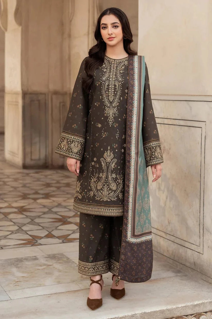 Dhanak 3-Piece Embroidered Dress D-GD 40